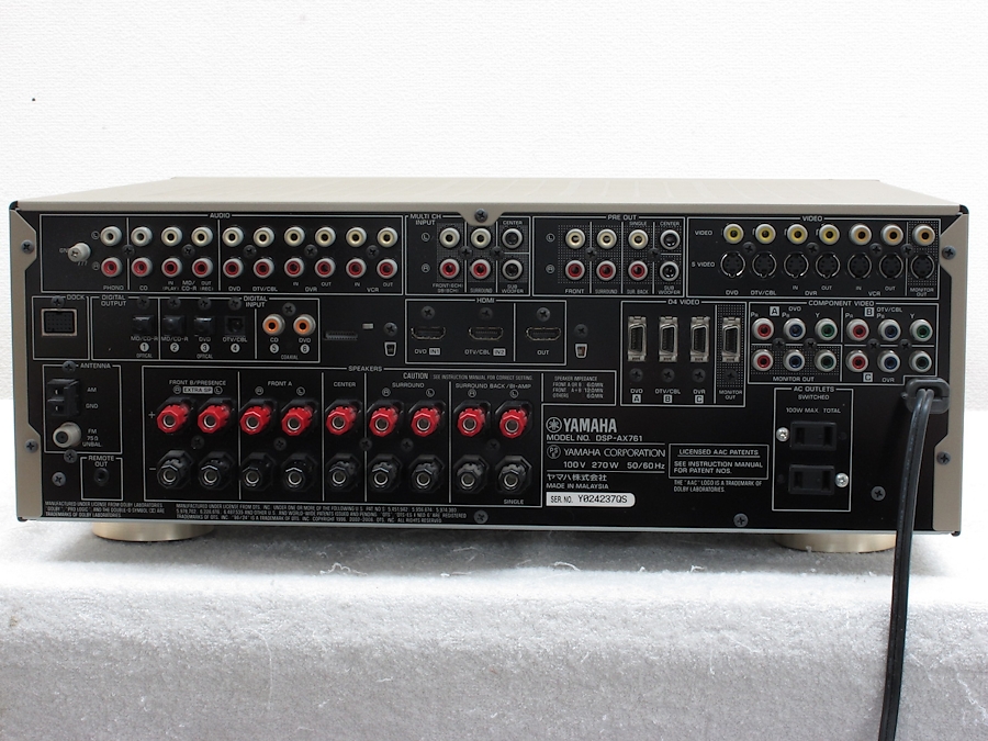 ヤマハ YAMAHA DSP-AX761 7.1ch AVアンプ @35941