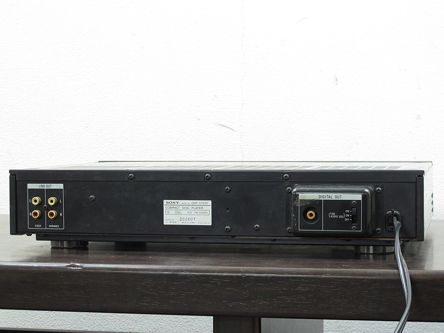 ジャンク】ソニー SONY CDP-553ESD CDプレーヤー @36140