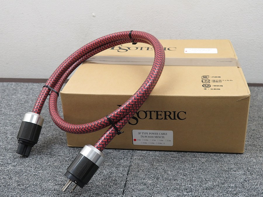 ESOTERIC 7N-PC9100 MEXCEL (1.5m) 電源ケーブル 元箱付 @36500 /  中古オーディオ買取、販売、通販のショップアフロオーディオ横浜