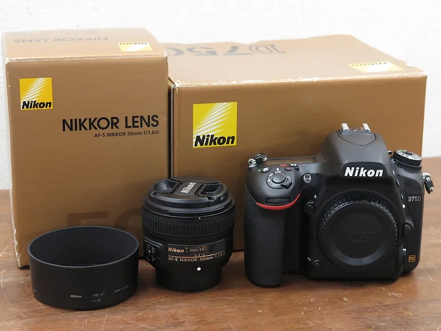 NIKON D750 AF-S NIKKOR 50mm F1.8G カメラ 元箱付