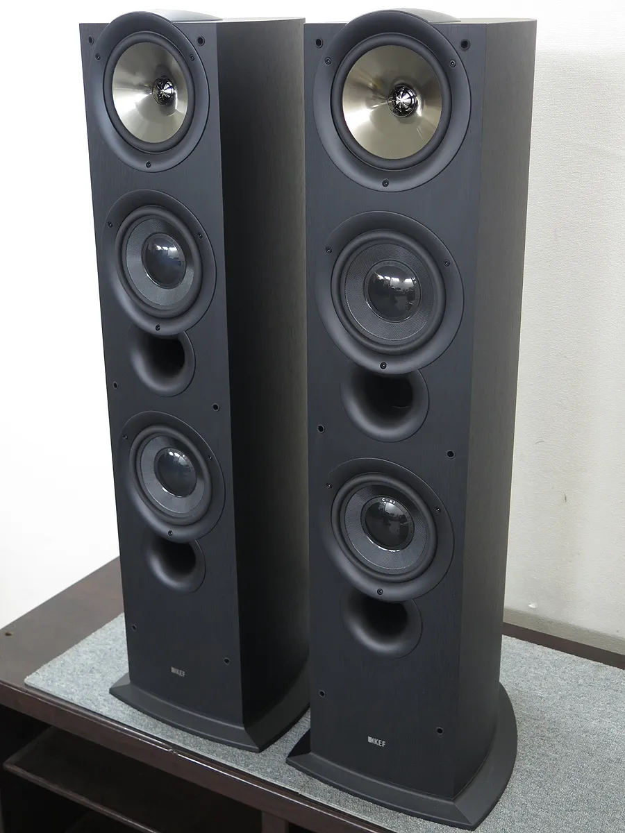 ケーイーエフ KEF iQ90 ブラック スピーカー ペア