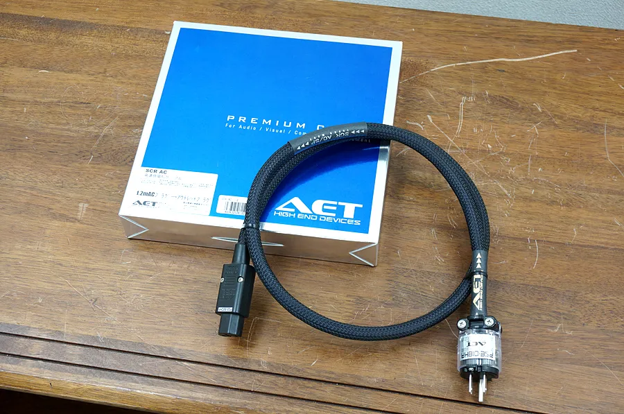 AET SCR AC (1.2m) 電源ケーブル 元箱付き