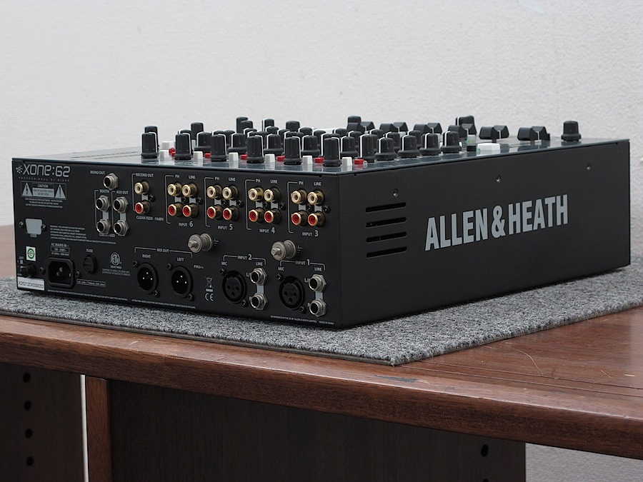 アレンアンドヒース Allen&Heath XONE:62 DJミキサー @37663 / 中古オーディオ買取、販売、通販のショップアフロオーディオ横浜