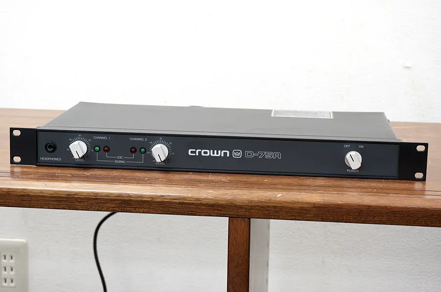クラウン CROWN D-75A パワーアンプ
