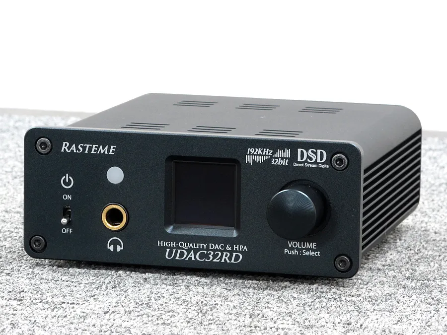 RASTEME UDAC32RD DSD対応 DAC内蔵 ヘッドフォンアンプ