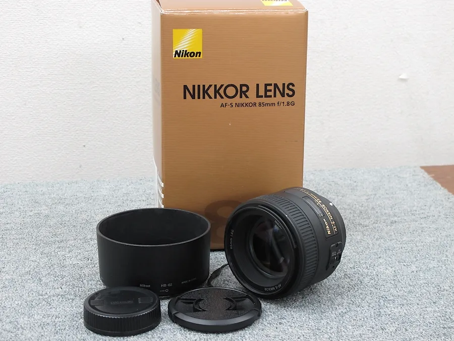 NIKON AF-S NIKKOR 85mm f/1.8G カメラレンズ 元箱付