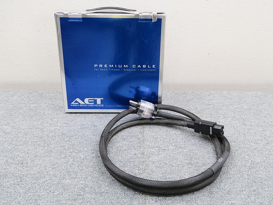 エーイーティー AET SIN AC (1.8m) 電源ケーブル 元箱付 @38082 / 中古