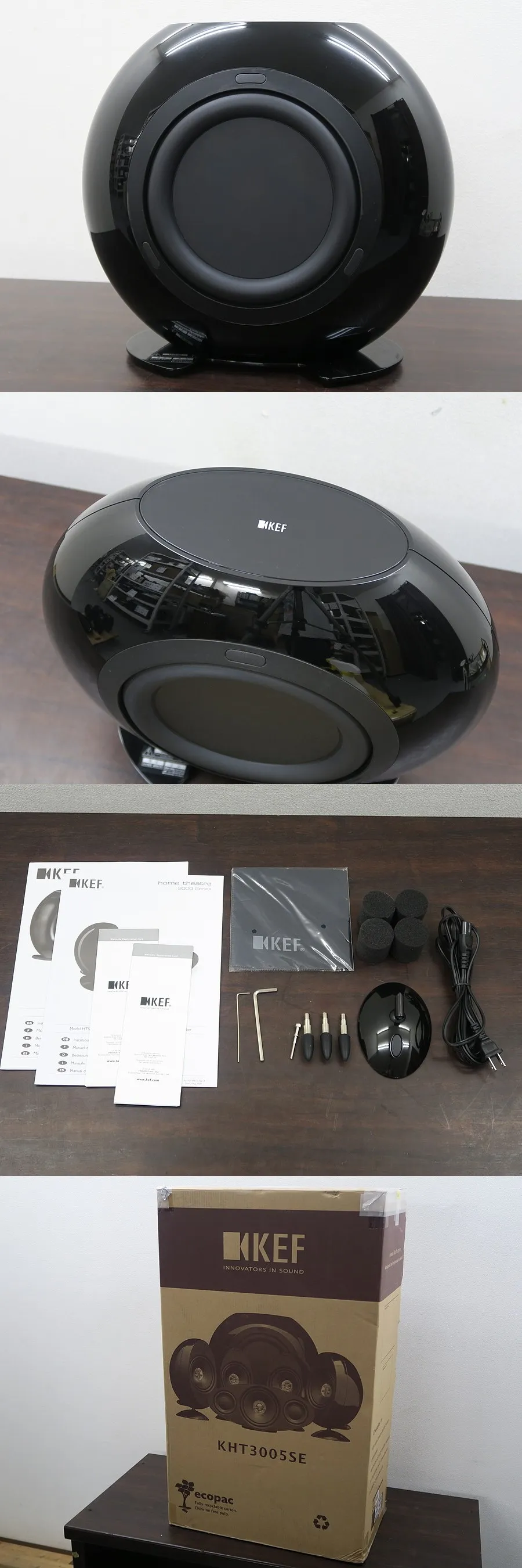 KEF KHT3005SE 5.1chサラウンドシステム 元箱付 @38240｜中古