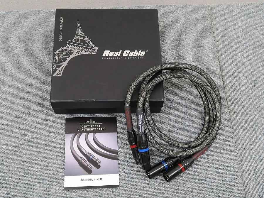 Real Cable Cheverny 2 XLR (1.0m) XLRケーブル 元箱付き