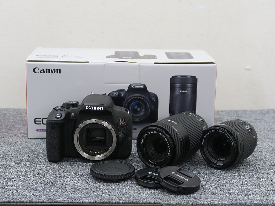 未使用】キヤノン Canon EOS Kiss X9i ダブルズームキット カメラ 