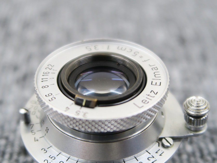 ライカ LEICA Elmar 50mm/F3.5 22絞り カメラレンズ @38435