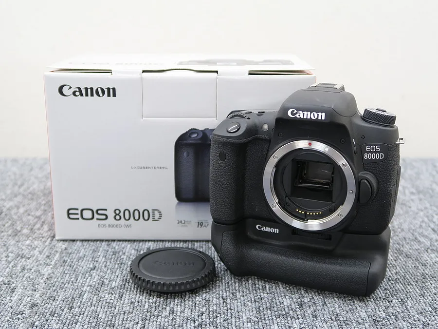 キヤノン Canon EOS 8000D + BG-E18 ボディ カメラ 元箱