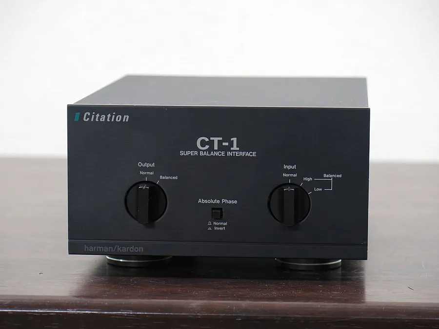 harman/kardon Citation CT-1 入出力インターフェース