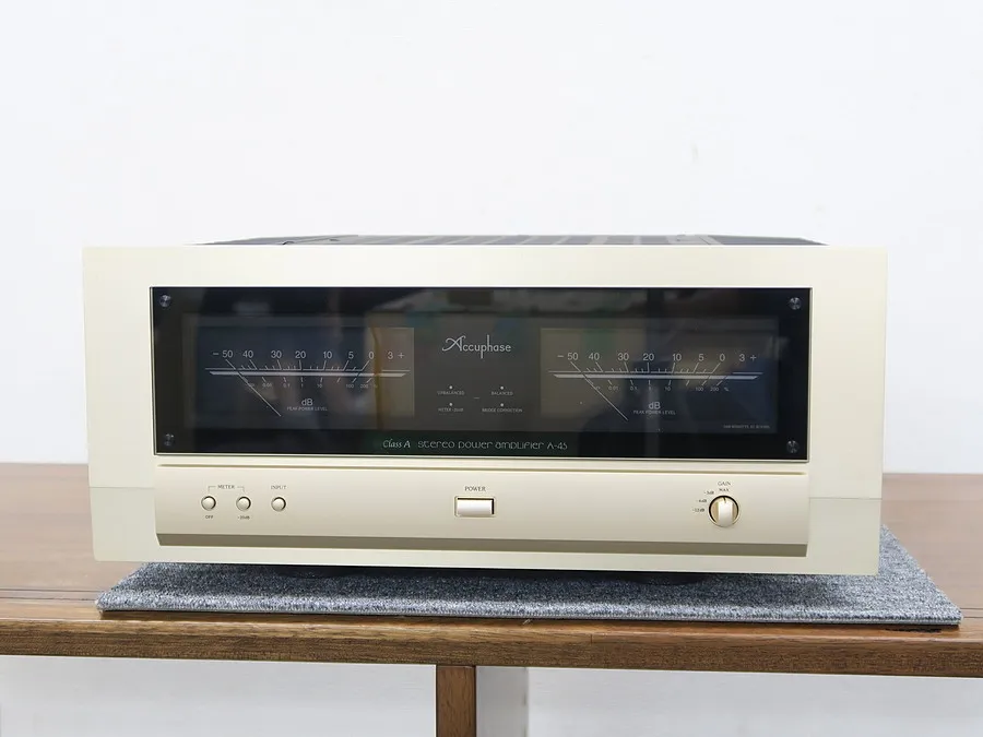 アキュフェーズ Accuphase A-45 パワーアンプ 元箱付