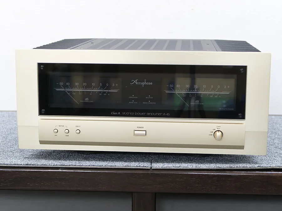 アキュフェーズ Accuphase A-45 パワーアンプ 元箱付