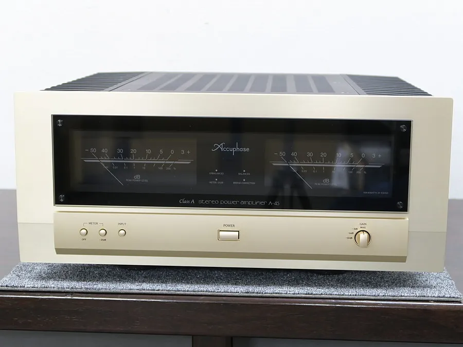 アキュフェーズ Accuphase A-45 パワーアンプ 元箱付