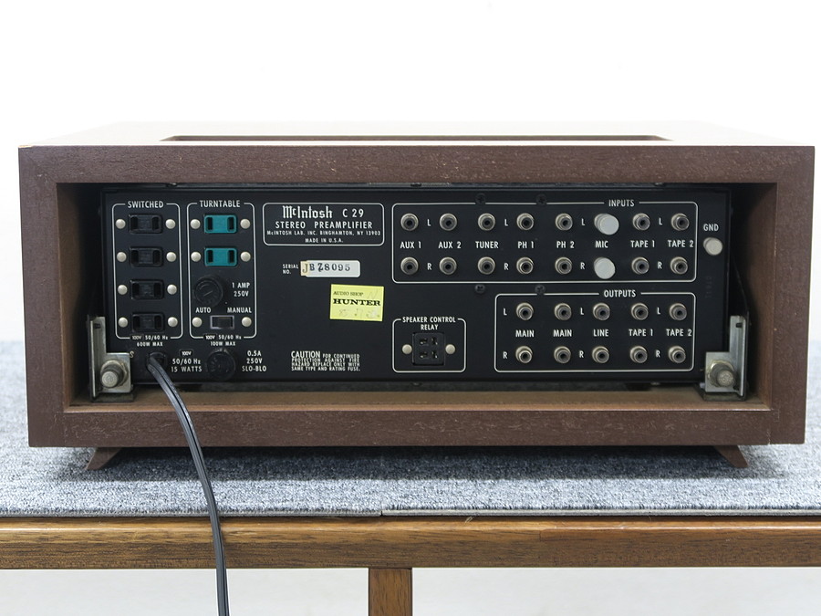 ジャンク】 マッキントッシュ Mcintosh C29 プリアンプ @38750
