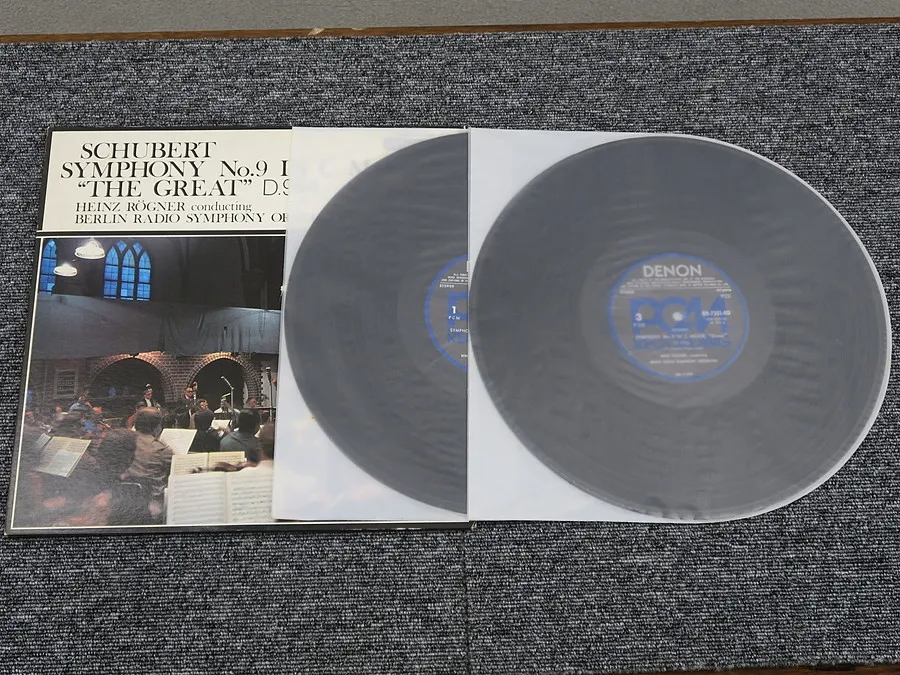 DENON シューベルト 交響曲 第9番 ハ短調  レコード LP