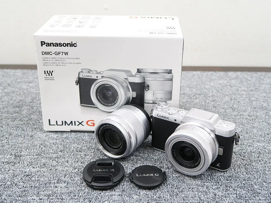 Panasonic LUMIX DMC-GF7W ダブルレンズキット カメラ