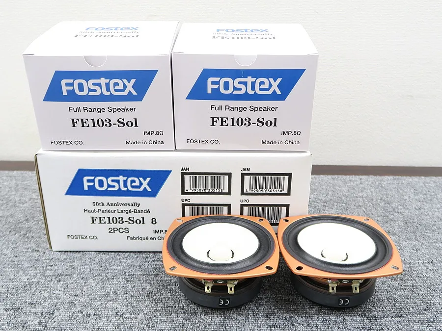 FOSTEX FE103 Sol(ペア) スピーカーユニット 元箱