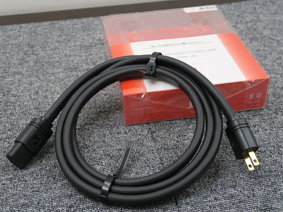 ラックスマン LUXMAN JPA-15000 電源ケーブル 元箱付