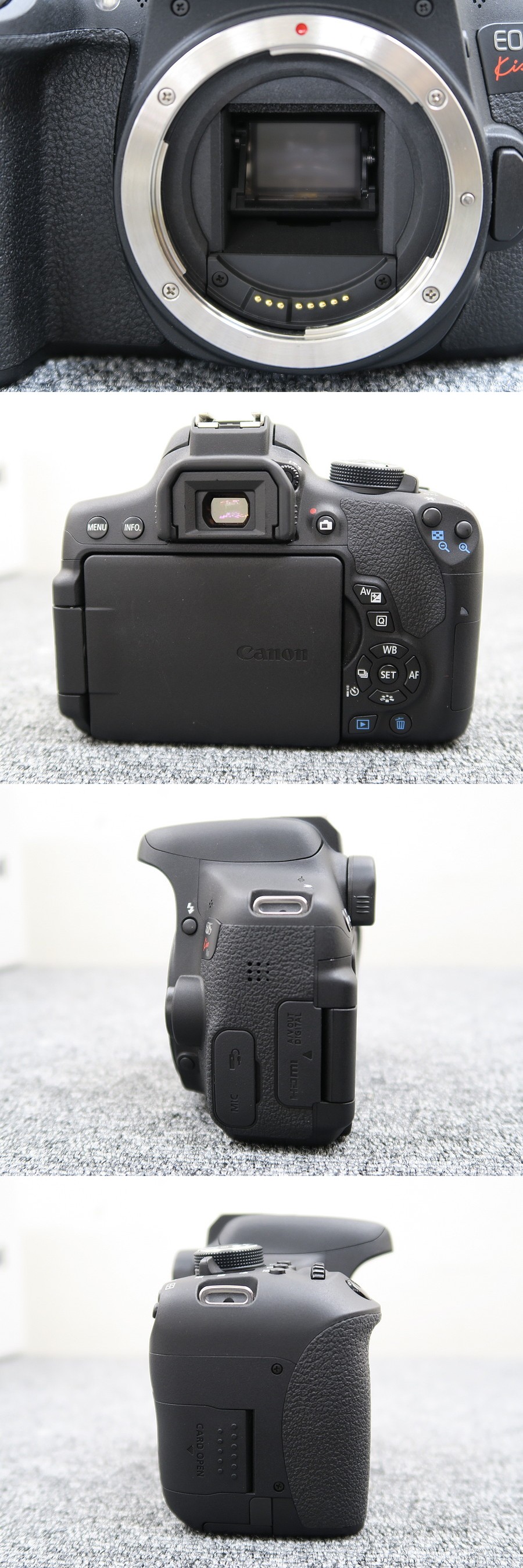 キヤノン Canon EOS Kiss X8i ダブルズームキット カメラ @39540 / 中古オーディオ買取、販売、通販のショップアフロ