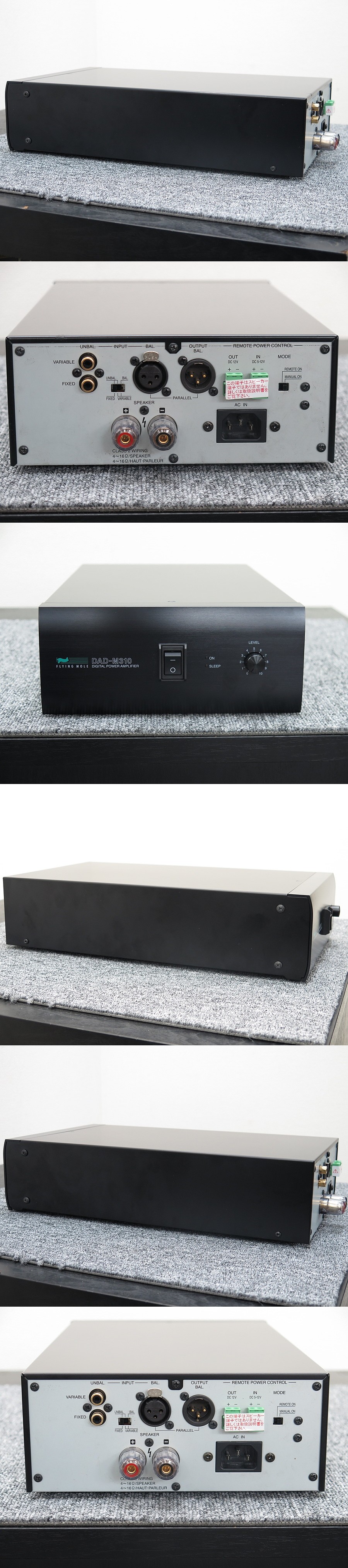 FLYING MOLE モノラルパワーアンプ　DAD-M310　単品 FLYING MOLE モノラルパワーアンプ DAD-M310 単品