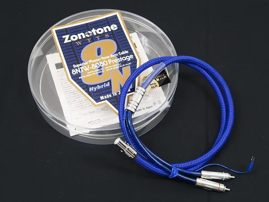 ゾノトーン Zonotone 8NTW-8080 Prestage (1.2m) フォノケーブル 元箱付