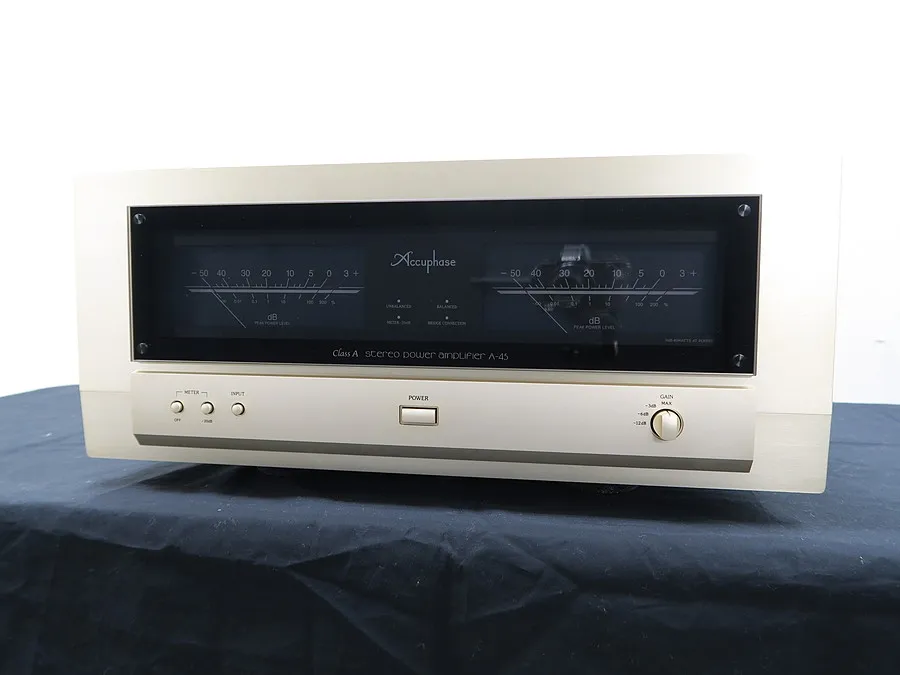 アキュフェーズ Accuphase A-45 パワーアンプ 元箱付