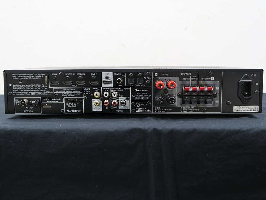 パイオニア Pioneer VSX-S300 AVアンプ @40343