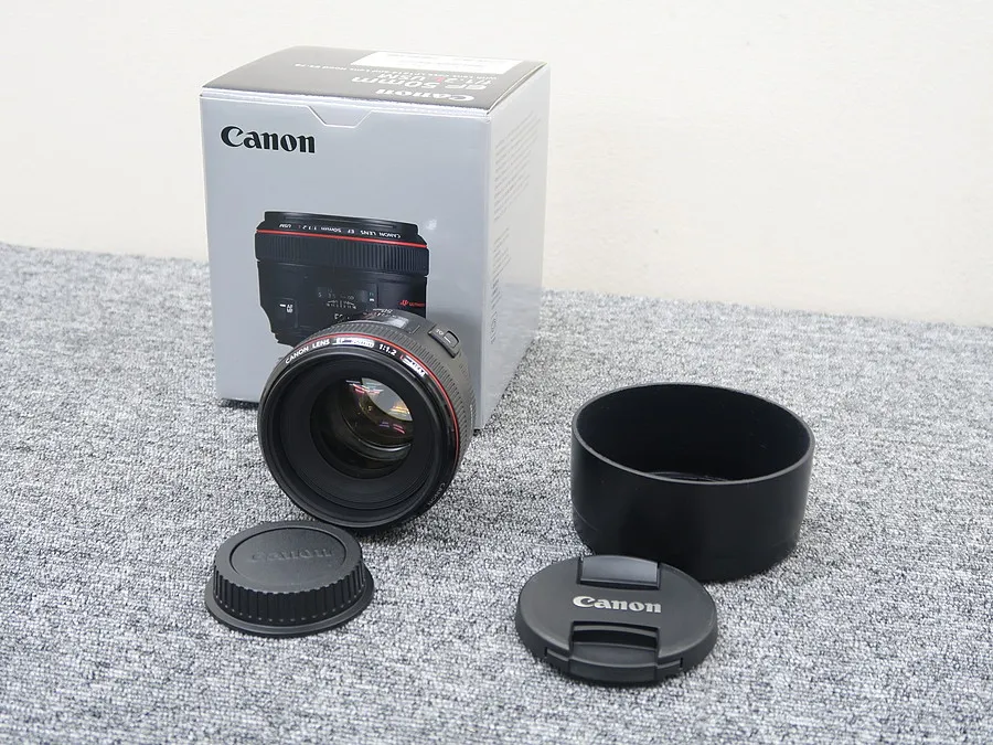 キヤノン Canon EF50mm F1.2L USM カメラレンズ 元箱付