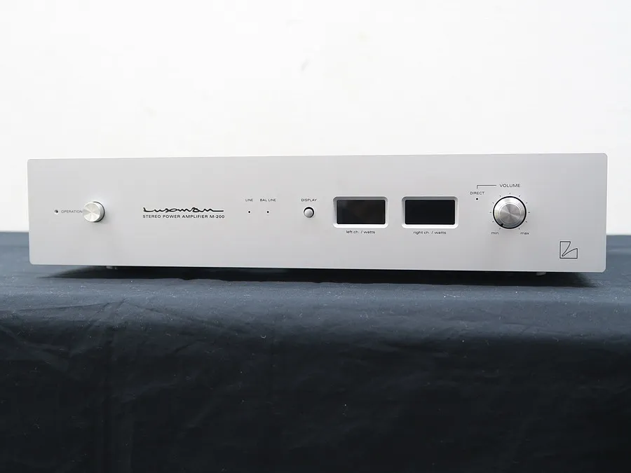 ラックスマン LUXMAN M-200 パワーアンプ 元箱付き