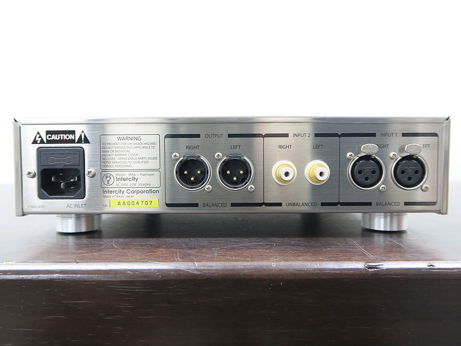 30万Intercity MBA-1 Platinum ヘッドホンアンプ Intercity MBA-1 ヘッドフォンアンプ @40902 / 中古オーディオ