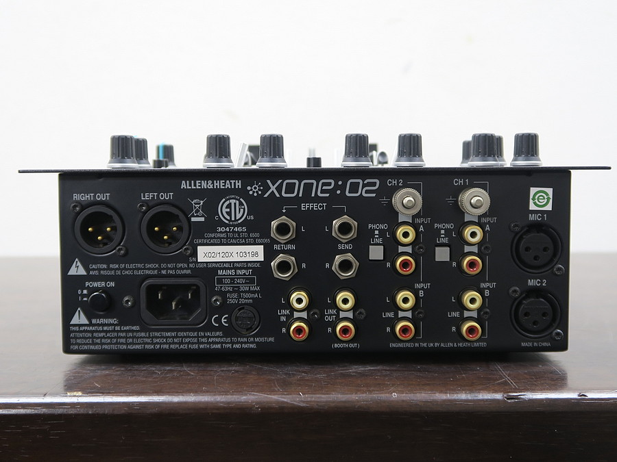 Allen&Heath XONE:02 ミキサー 元箱付 @41244