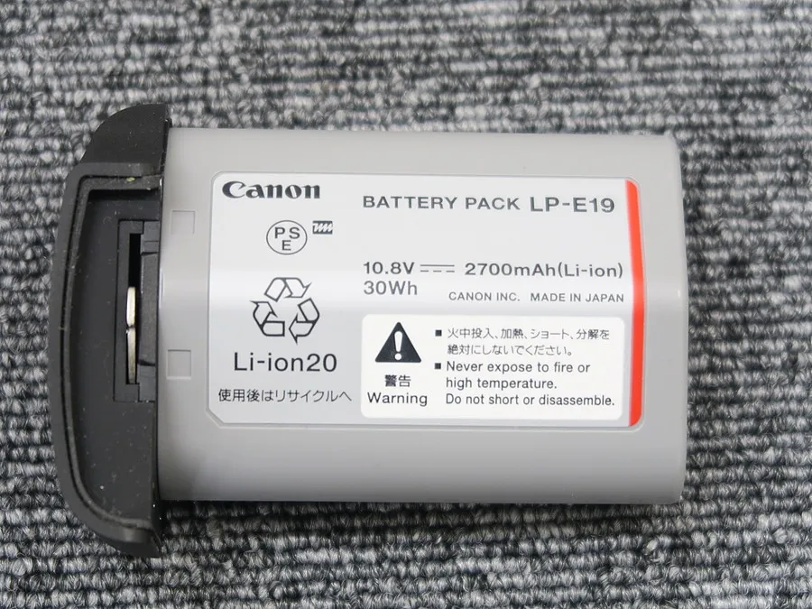 キヤノン Canon LP-E19 純正 バッテリーパック EOS @41328｜中古