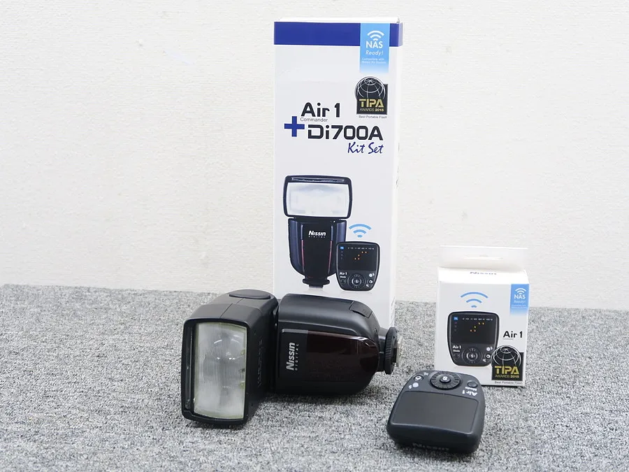ニッシン NISSIN Di700A + Air1 ストロボ 元箱付