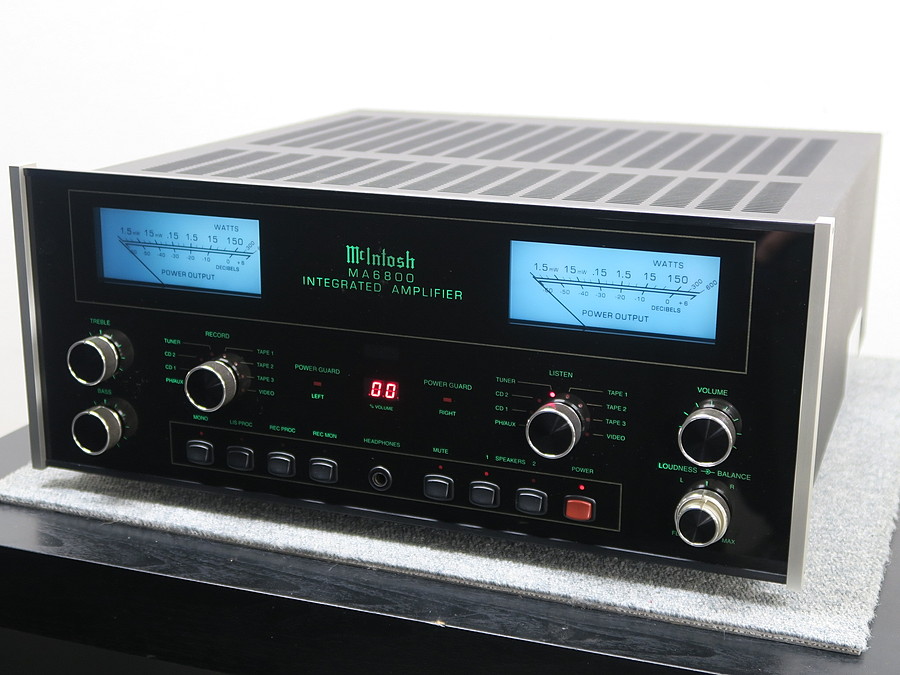 マッキントッシュ Mcintosh MA6800 プリメインアンプ @42072 / 中古オーディオ買取、販売、通販のショップアフロオーディオ横浜