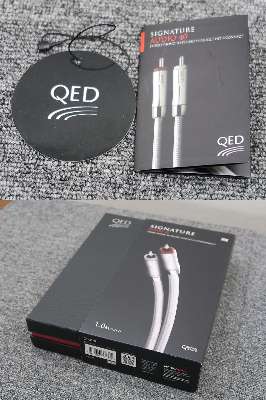 キューイーディー QED Signature-Audio40 RCAケーブル (1.0m) ペア @42195 /  中古オーディオ買取、販売、通販のショップアフロオーディオ横浜