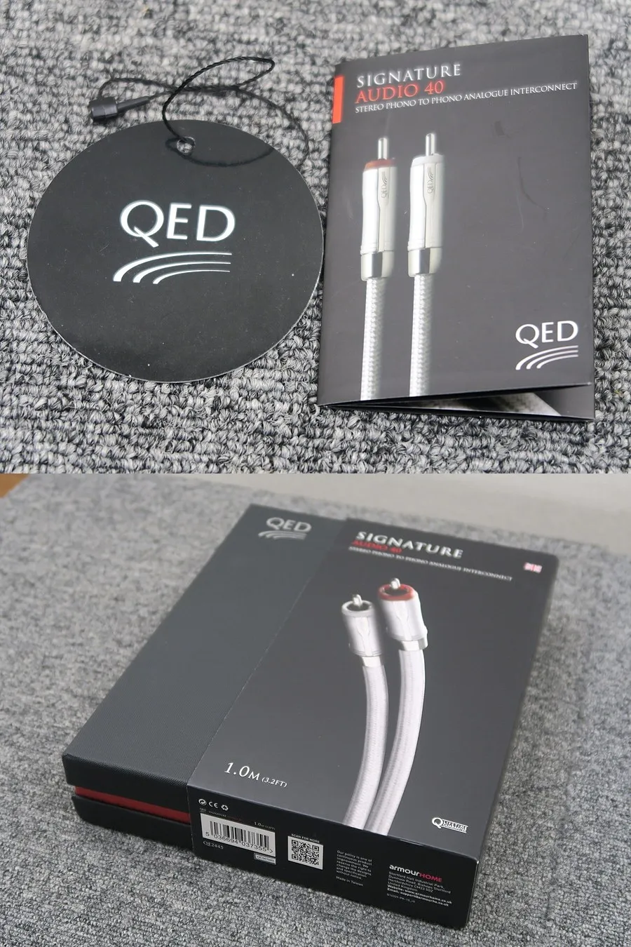 キューイーディー QED Signature-Audio40 RCAケーブル (1.0m) ペア