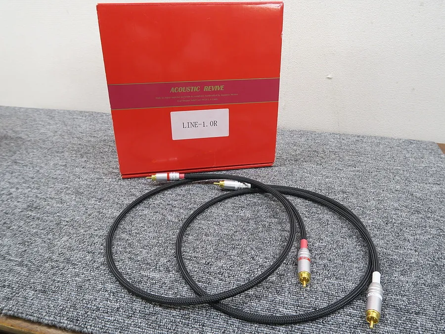 Acoustic Revive LINE-1.0R 1.0m RCAケーブル 元箱付