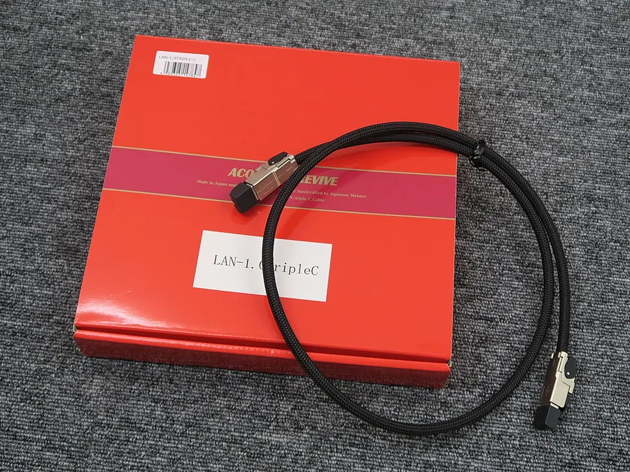 Acoustic Revive LAN-1.0 TripleC LANケーブル 元箱付