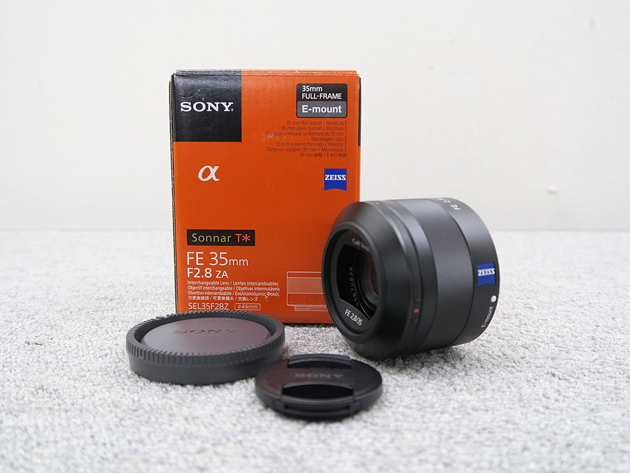 ソニー SONY Sonnar T* FE 35mm F2.8 ZA SEL35F28Z カメラレンズ 元箱付 @44871 / 中古