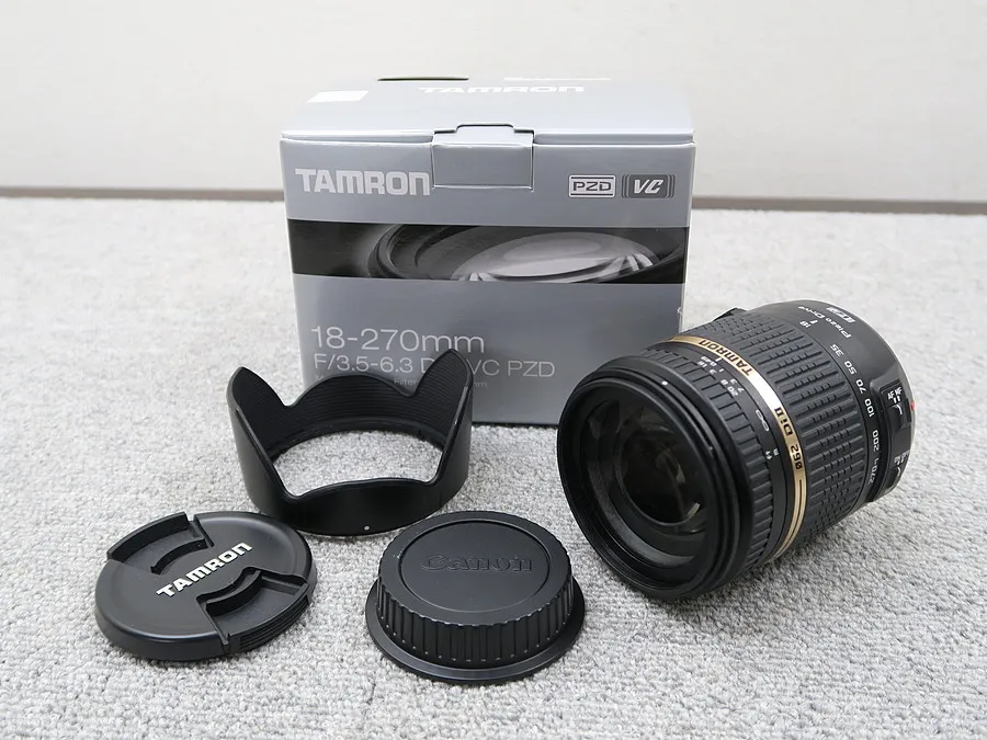 TAMRON AF 18-270mm F3.5-6.3 DiⅡ PZD レンズ Canon 元箱付
