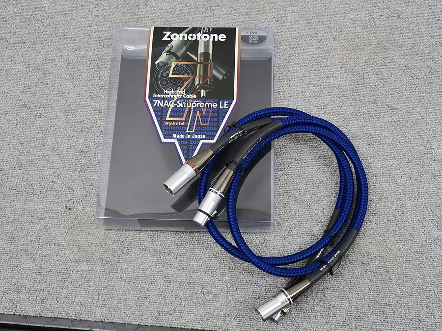ゾノトーン Zonotone 7NAC-Shupreme LE XLRケーブル 元箱付 1.0m