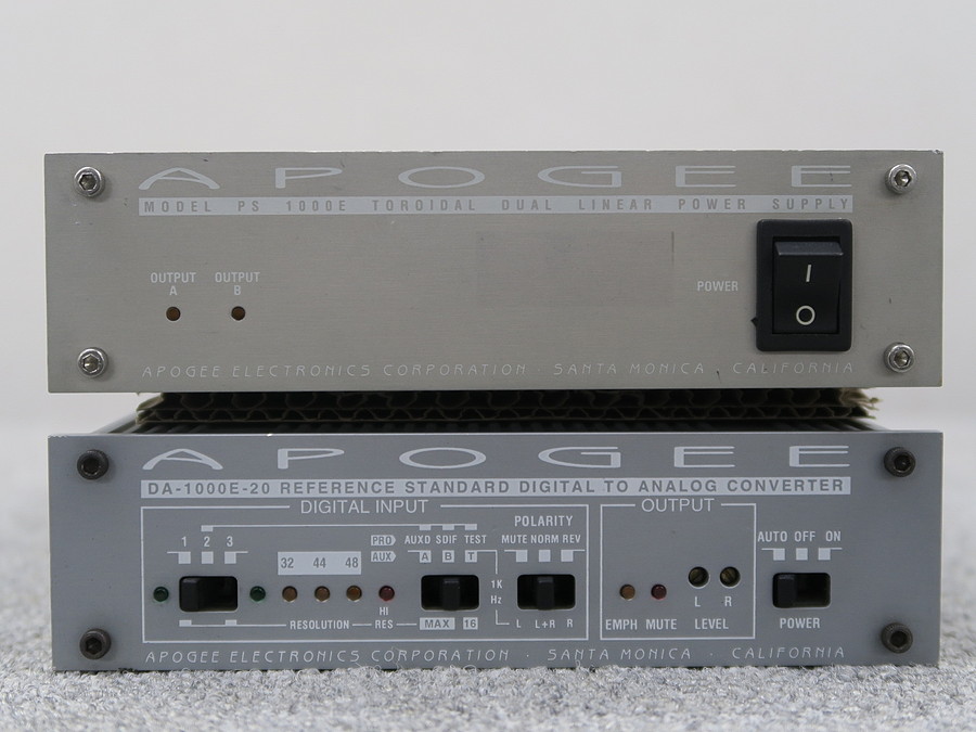 APOGEEアポジー DA-1000・PS-1000 AD-1000 - レコーディング/PA機器
