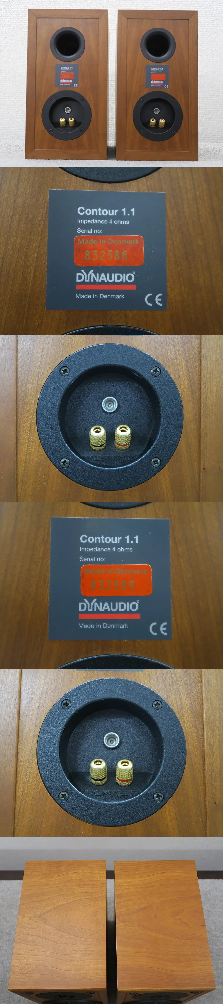 ディナウディオ DYNAUDIO CONTOUR 1.1 スピーカー ペア @45309｜中古