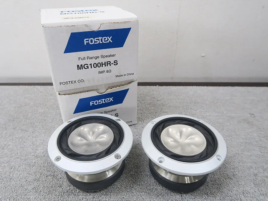フォステクス FOSTEX MG100HR-S フルレンジ ペア 元箱付