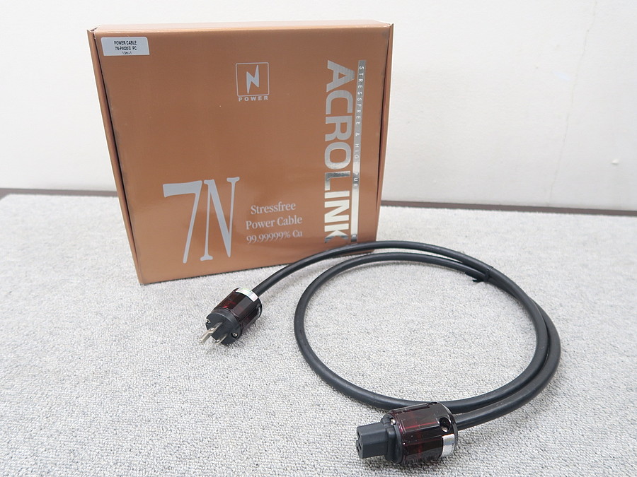 アクロリンク ACROLINK(ACROTEC) 7N-P4020Ⅲ 1.5m 電源ケーブル 元箱付 