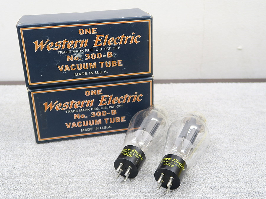 ウエスタンエレクトリック Western Electric 300b 95年ペア 真空管 元箱付 中古オーディオ買取 販売 通販のショップアフロオーディオ横浜