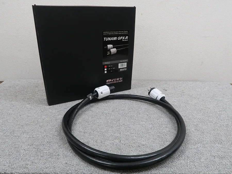 オヤイデ OYAIDE TUNAMI GPX-R (1.8m) 電源ケーブル